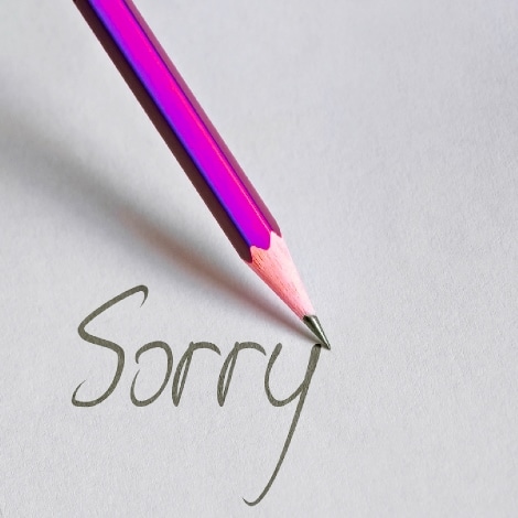 Stop Apologizing and Saying Sorry