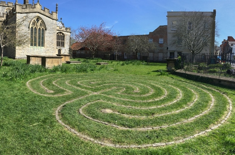 active meditation labyrinth