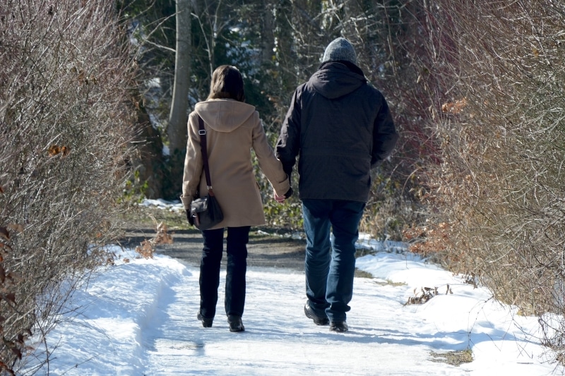 coping with holiday grief go for a walk